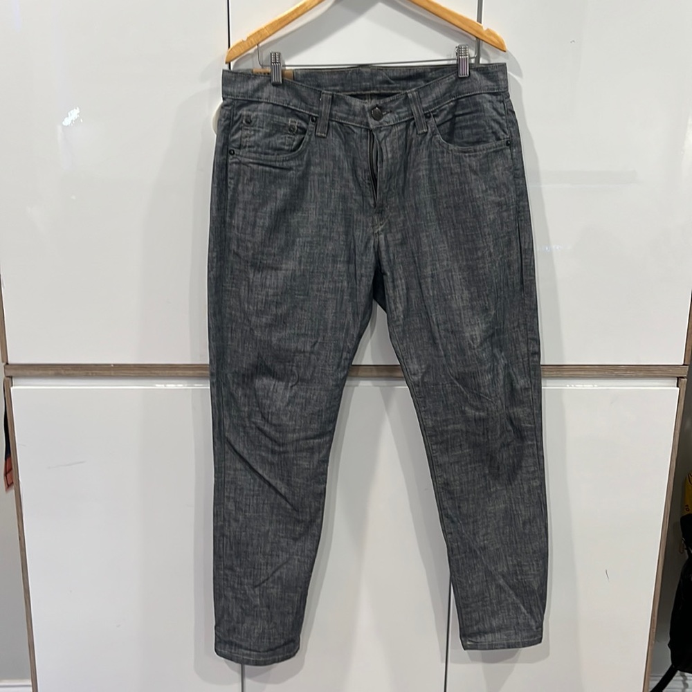 J brand men’s denim, style Kane, size super stretchy men’s 34, color blue/grey